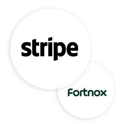 Stripe fortnox logo